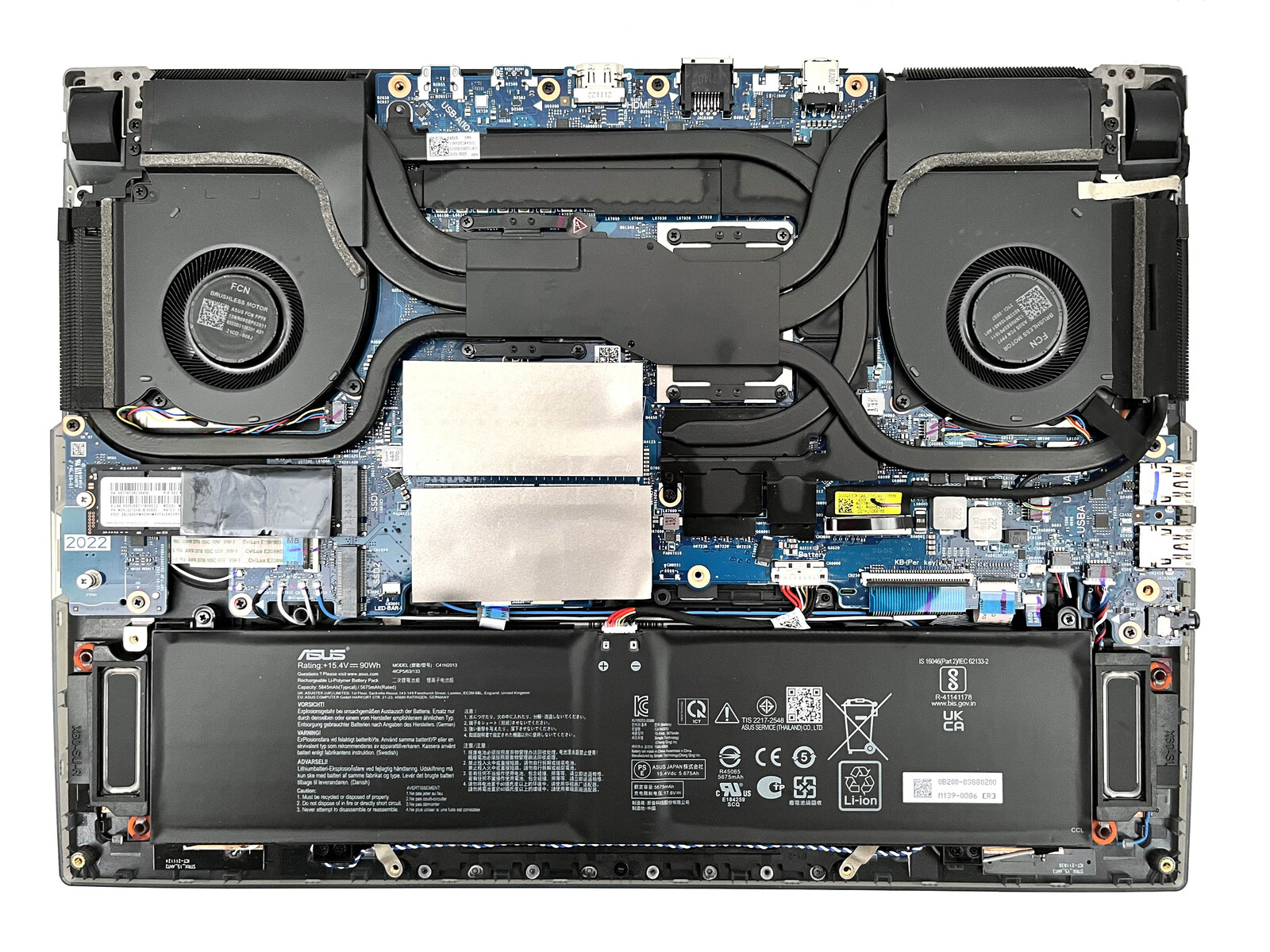 How to replace and fix Asus G533ZX G533ZX-2S RGB backlit Canadian French CF keyboard palmrest (ASUS ROG Strix Scar 15 G533ZW-LN106WS)